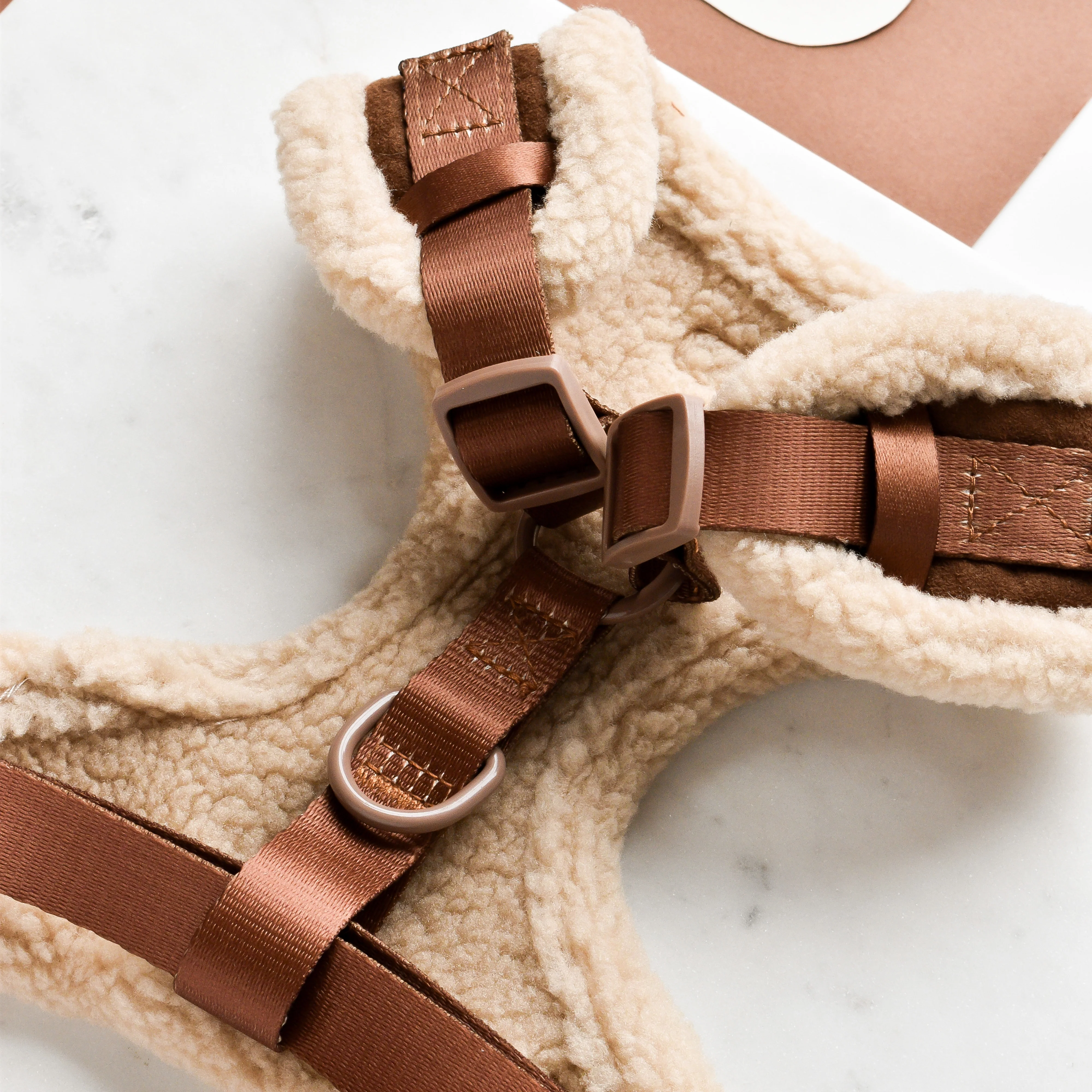 Brown Aviator Adjustable Neck HARNESS - Image 3