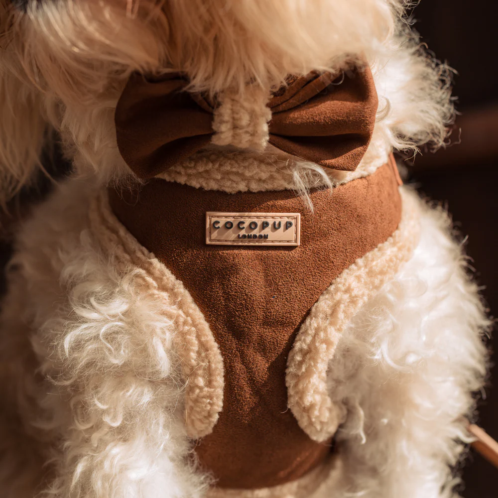 Brown Aviator Adjustable Neck HARNESS - Image 6