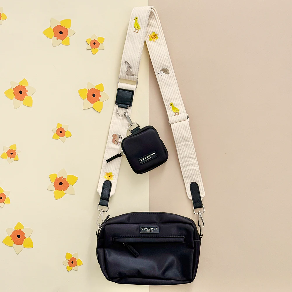 Bag Strap - Embroidered Woodland Walkies - Image 5