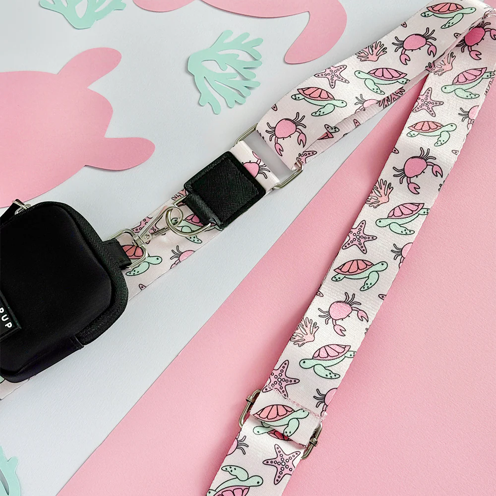 Bag Strap - Pawcific Pink Reef - Image 2