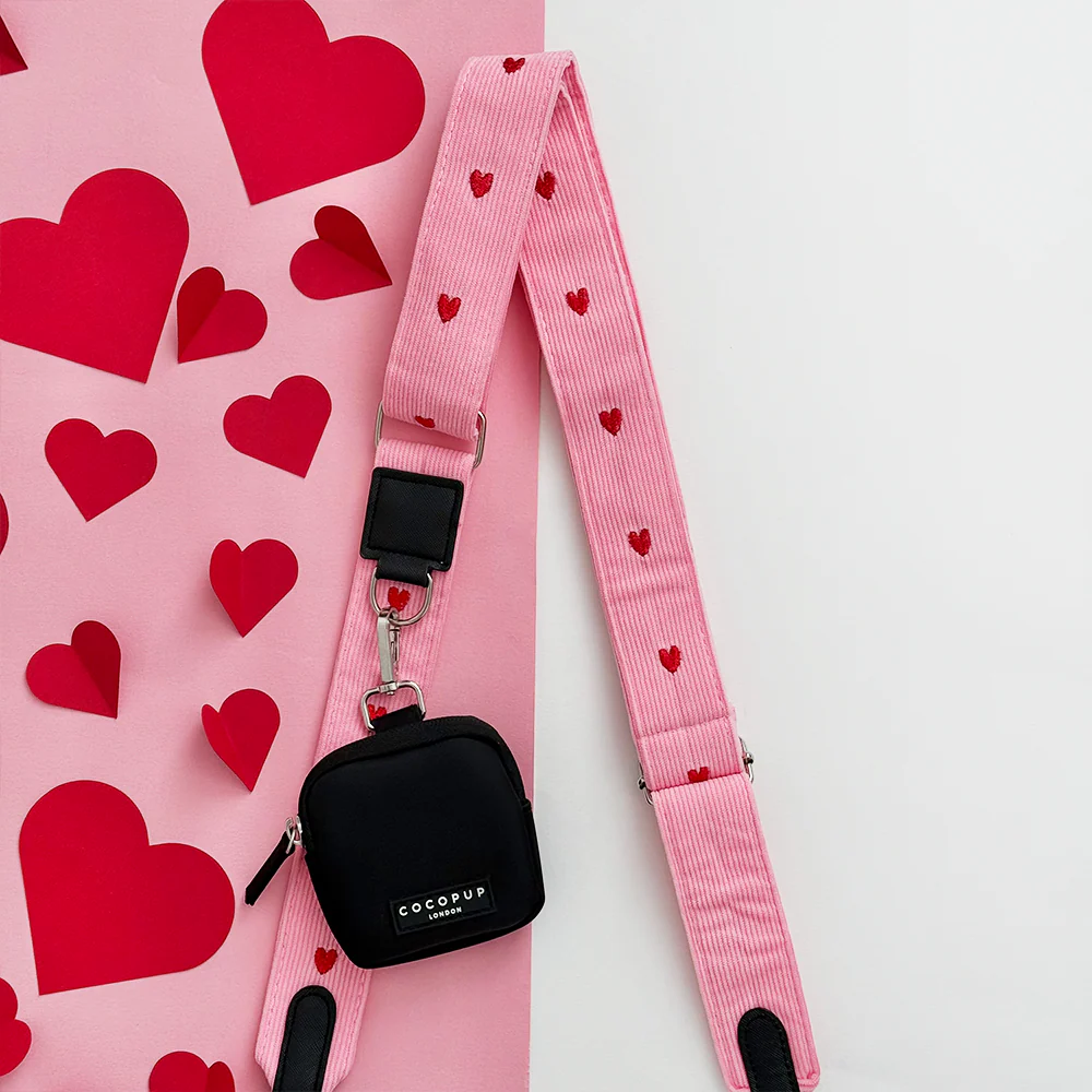 Bag Strap - Pink Heartstrings Cord