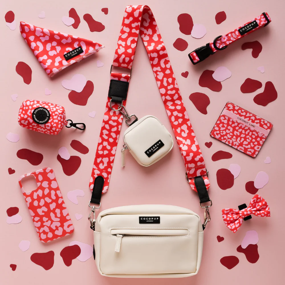 Bag Strap - Red & Pink Leopard - Image 2