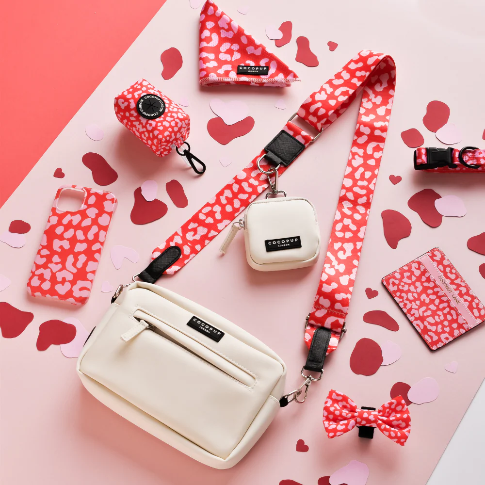 Bag Strap - Red & Pink Leopard - Image 3