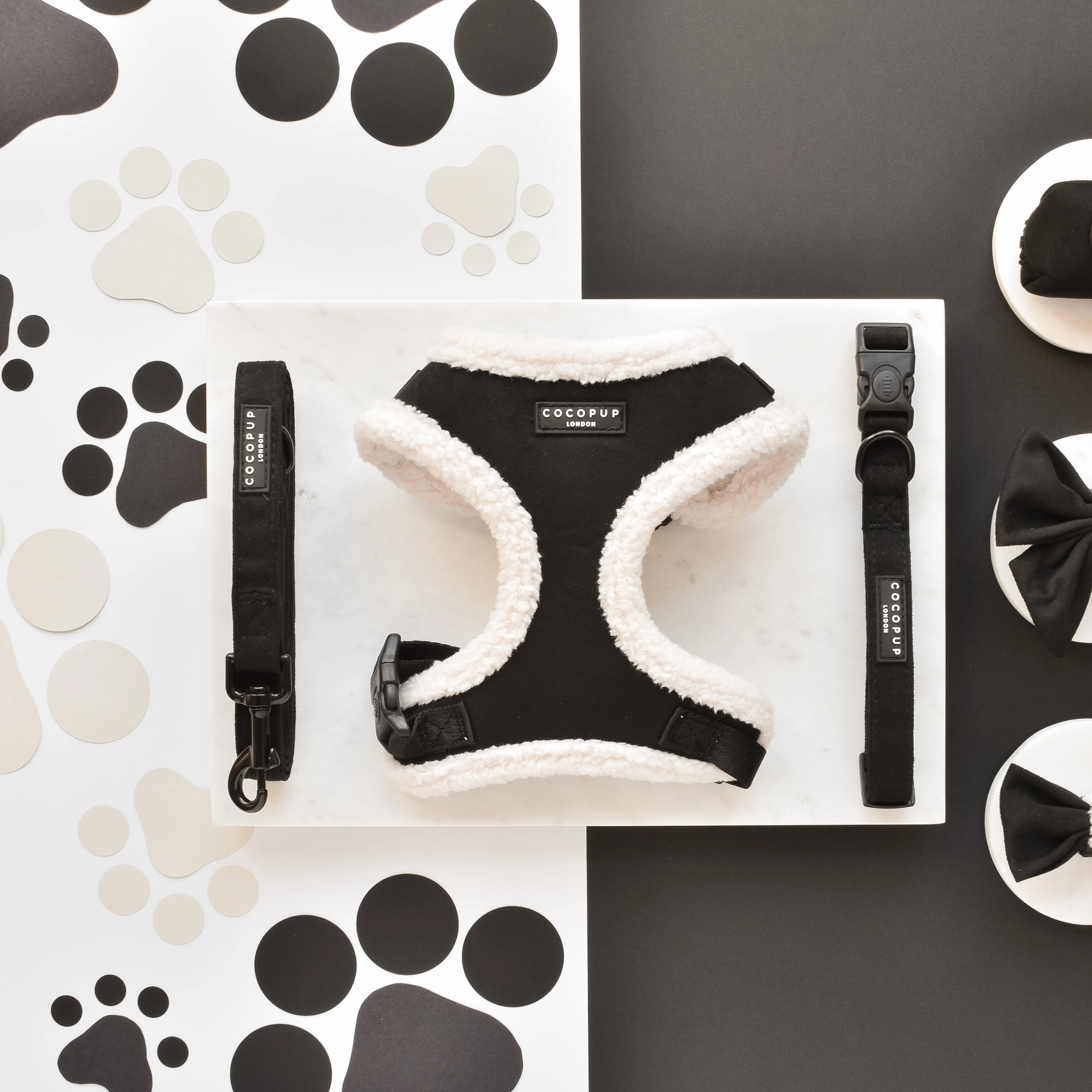 Black Aviator Adjustable Neck HARNESS - Image 5