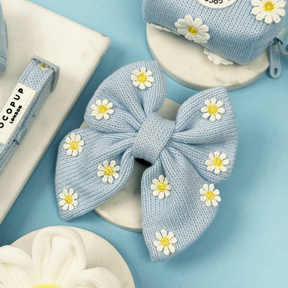 Blue Daisy Dream Sailor Bow Tie