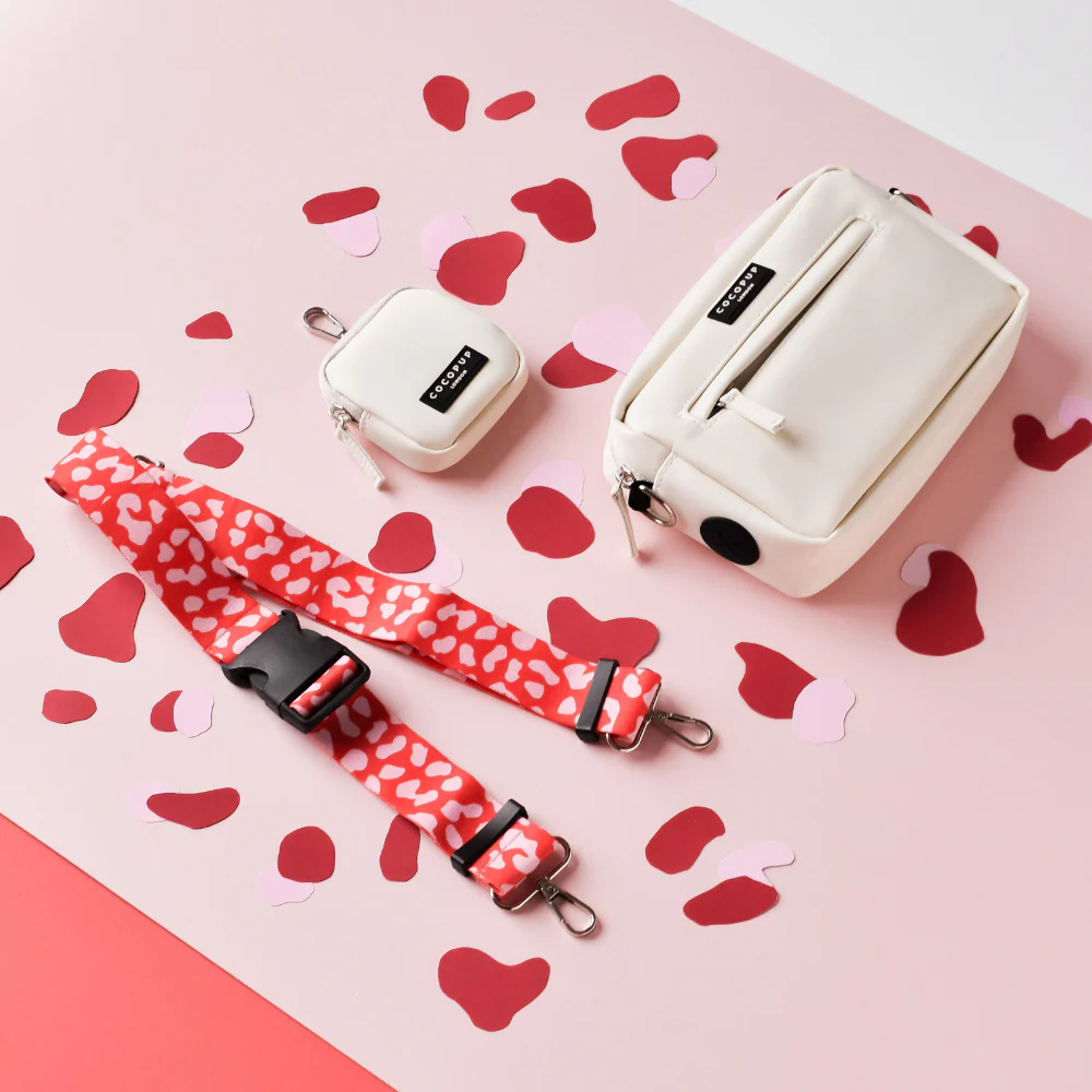 Fanny Pack Strap - Pink & Red Leopard - Image 3