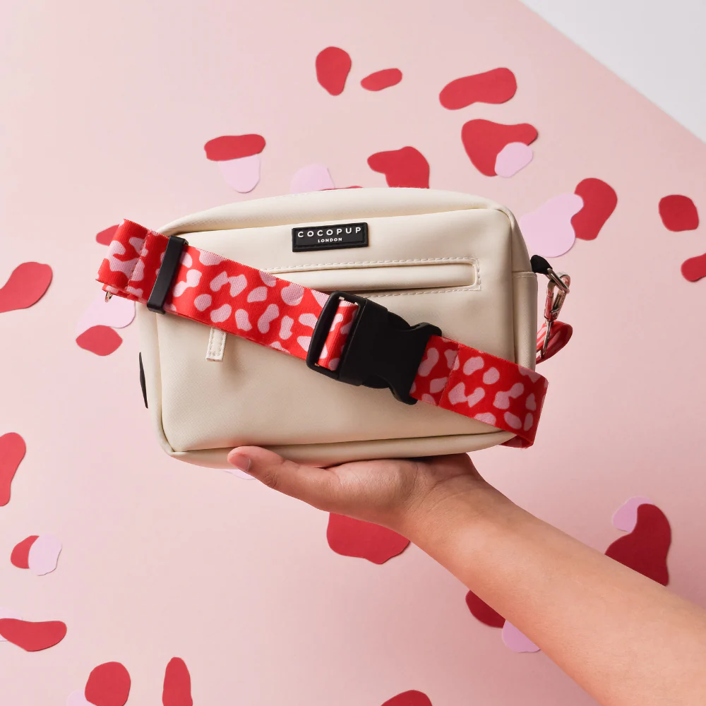 Fanny Pack Strap - Pink & Red Leopard - Image 4