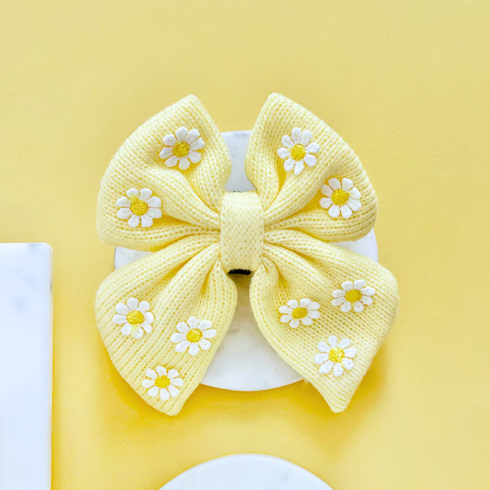Buttercup Pup Sailor Bow Tie