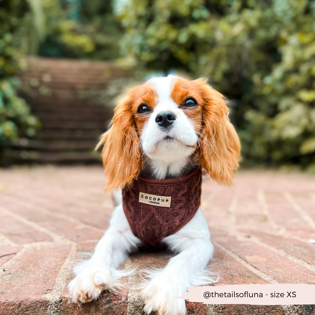 Cable Knit Adjustable Neck HARNESS - Hot Coco - Image 16