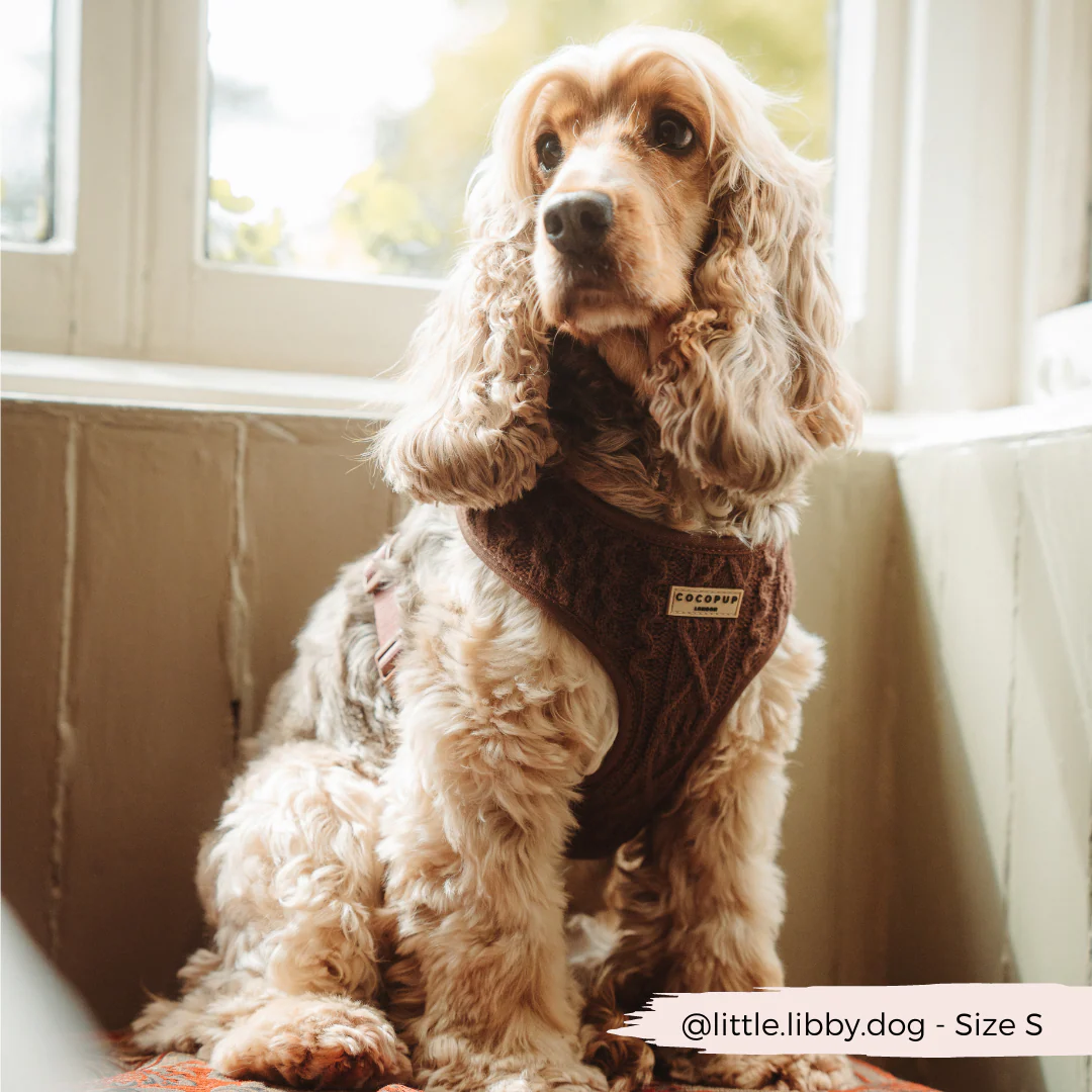 Cable Knit Adjustable Neck HARNESS - Hot Coco - Image 18