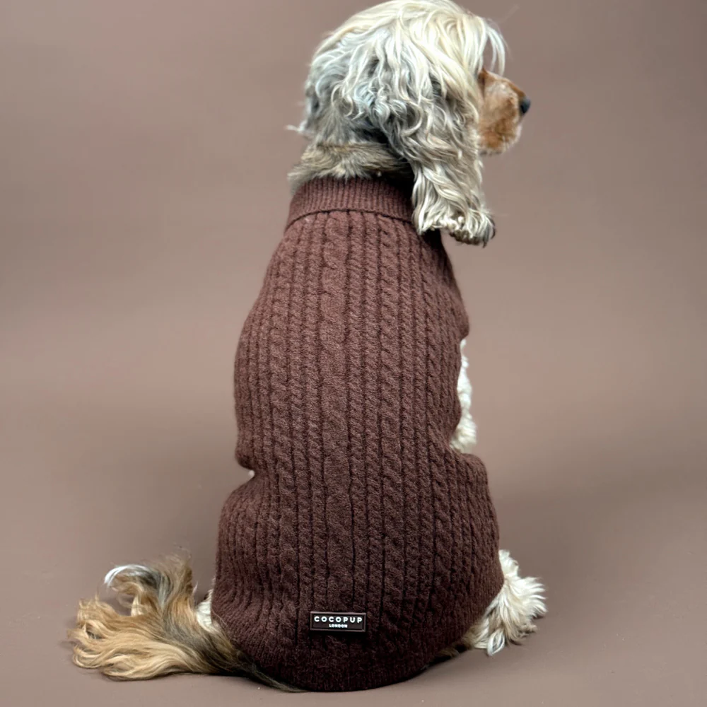 Jumper - Cable Knit Hot Coco