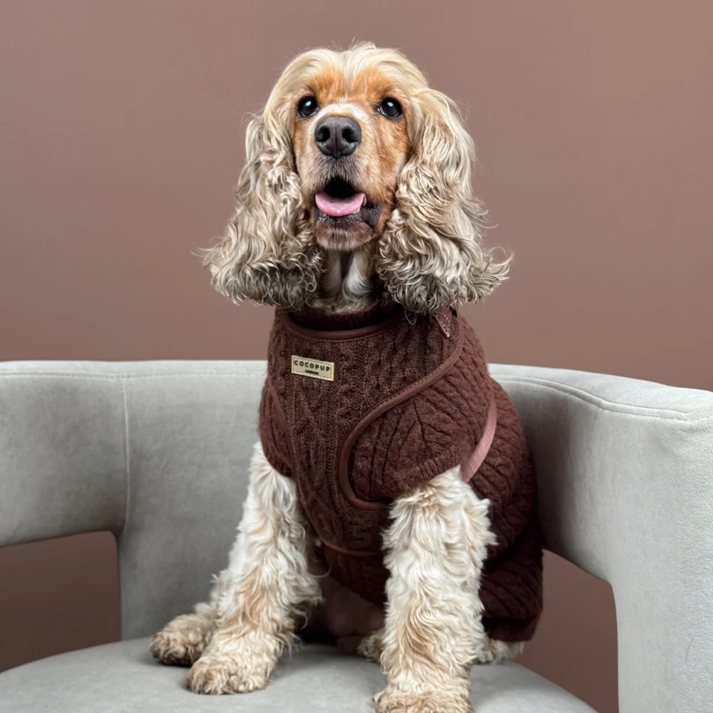 Jumper - Cable Knit Hot Coco - Image 10
