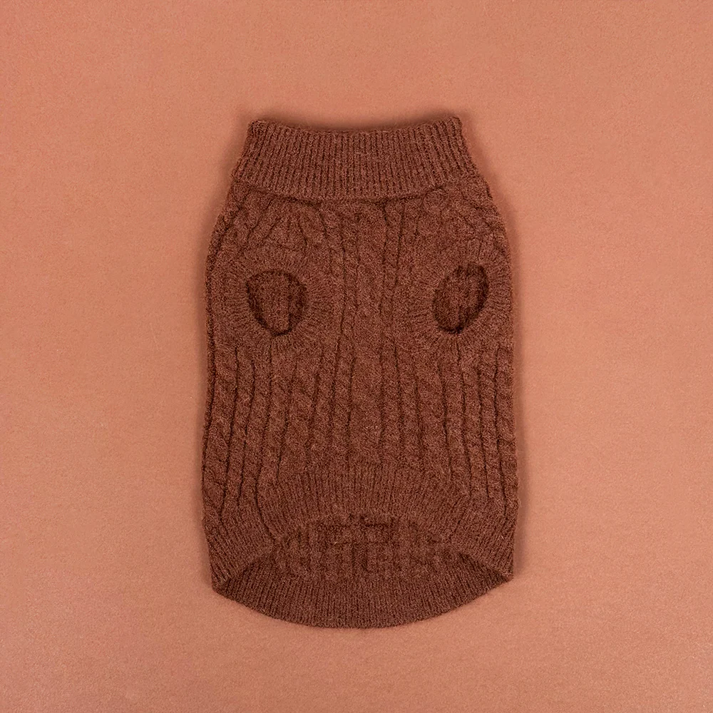 Jumper - Cable Knit Hot Coco - Image 5