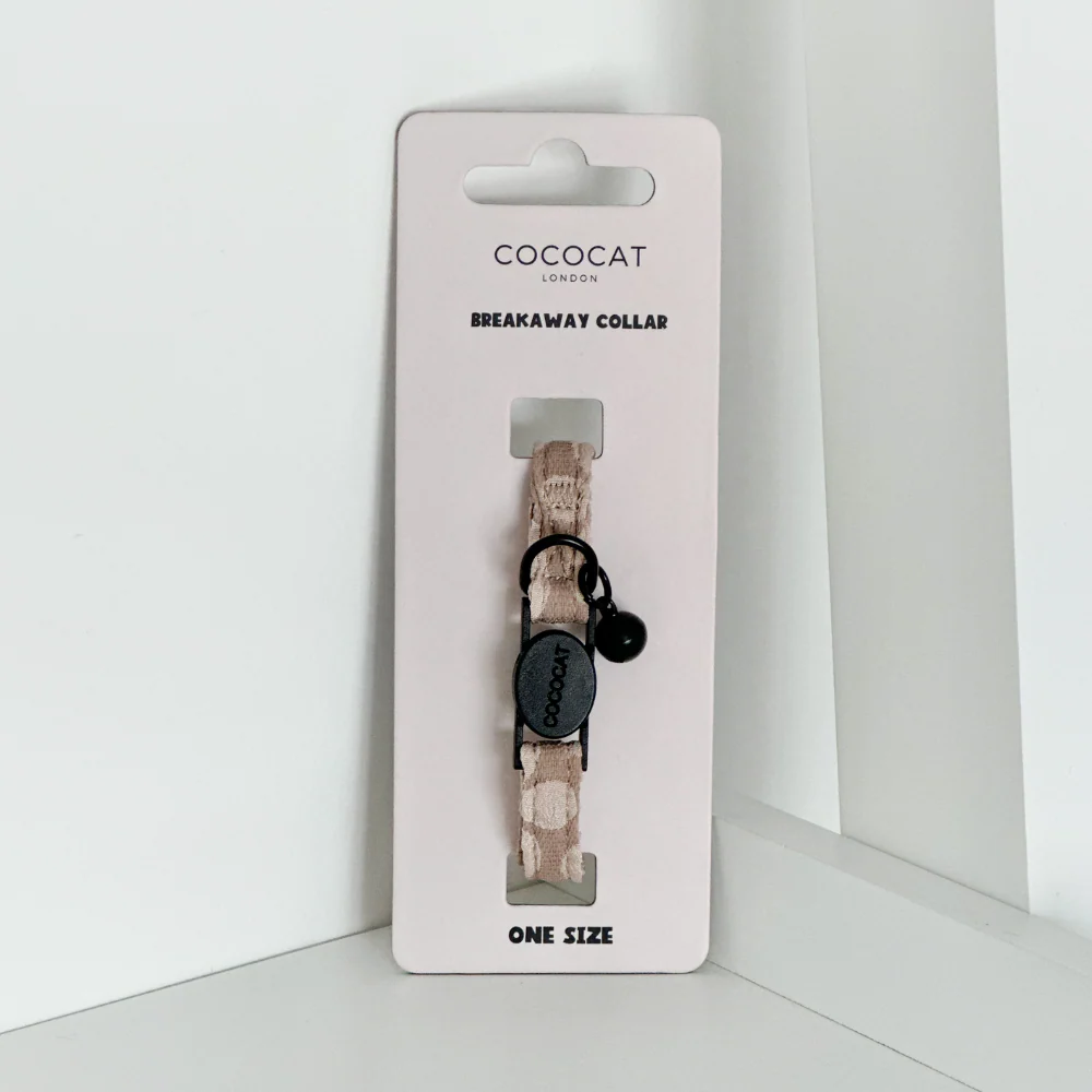 Cat Collar - Mocha Flower - Image 3