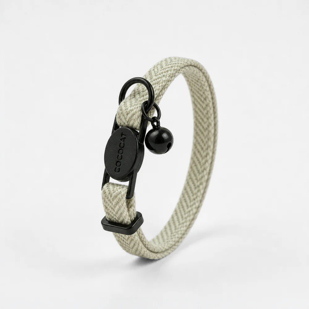 Cat Collar - Sage Tweed