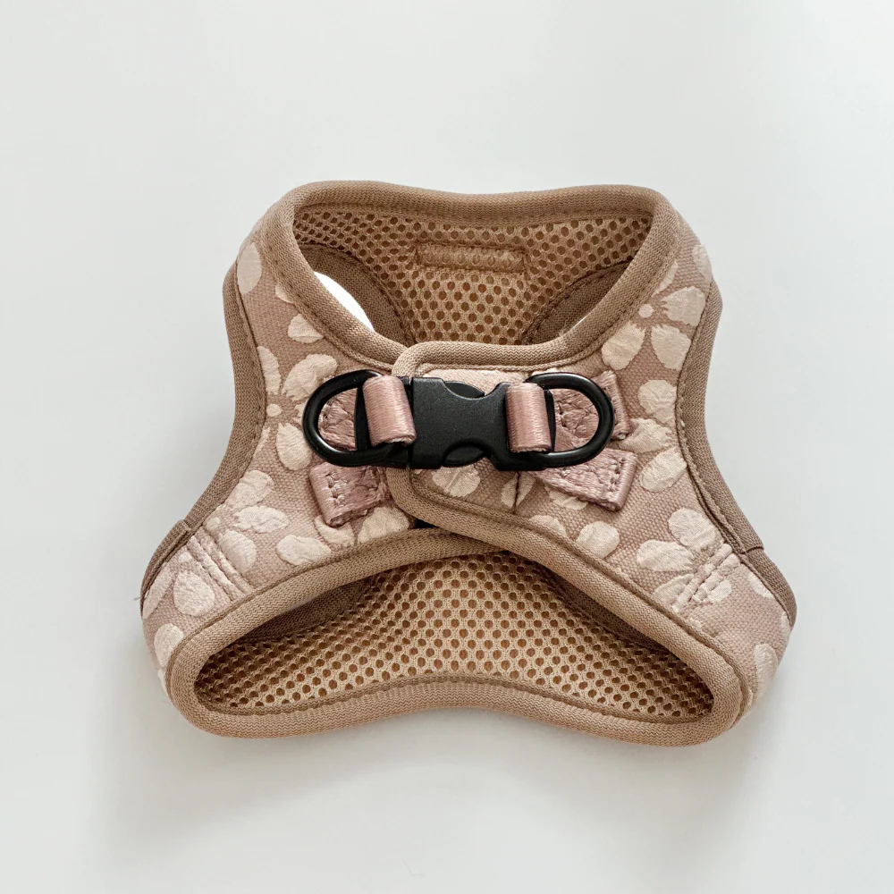 Cat Harness - Mocha Flower - Image 2