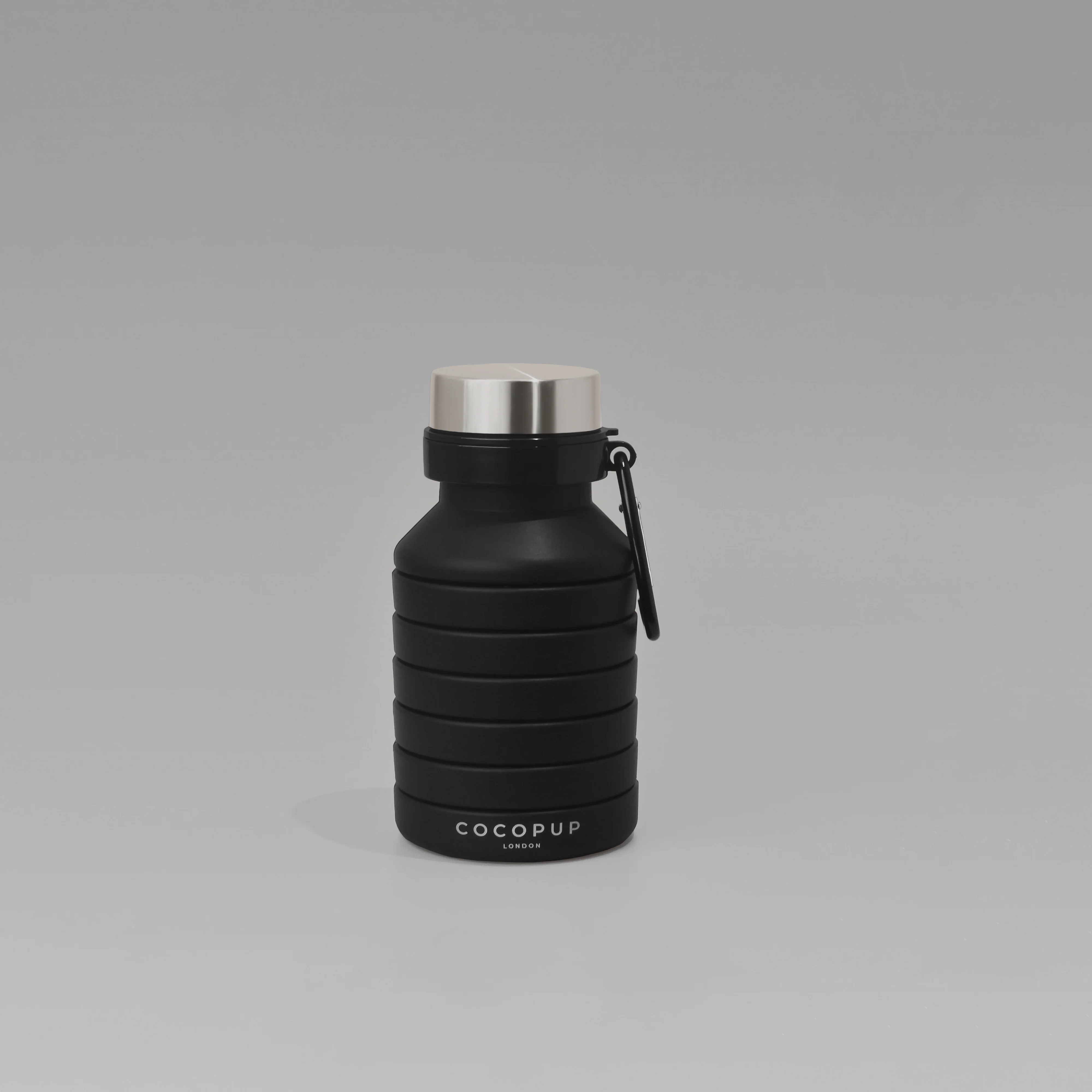Collapsible Water Bottle - Black - Image 2