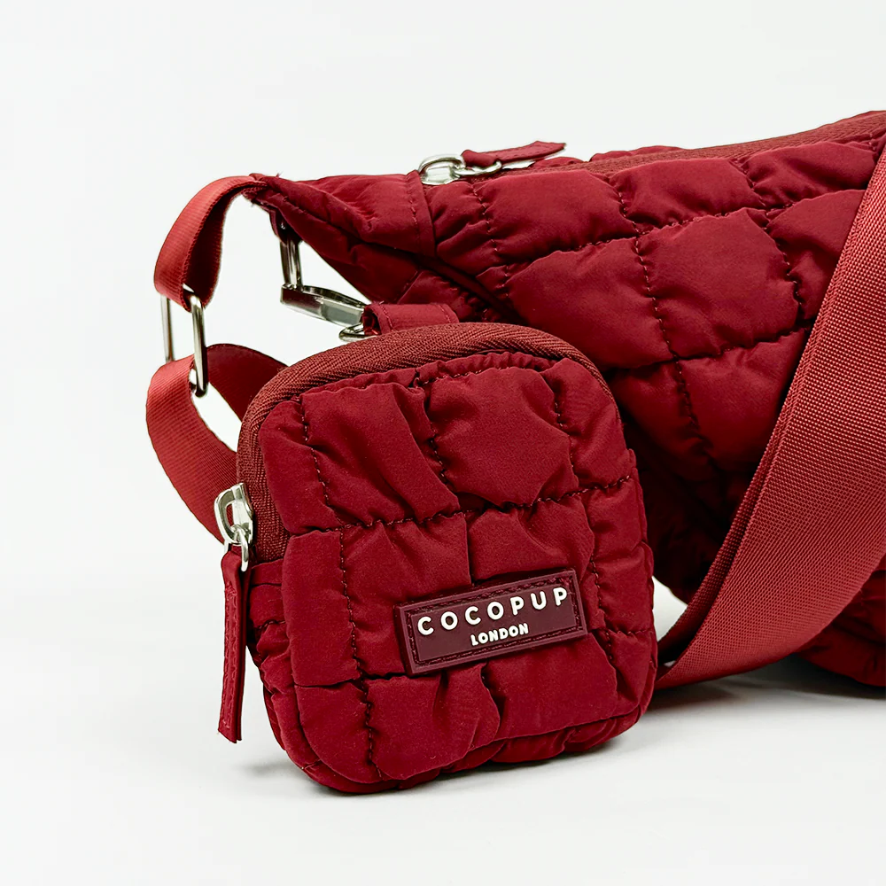 Crescent Treat Pouch - Merlot