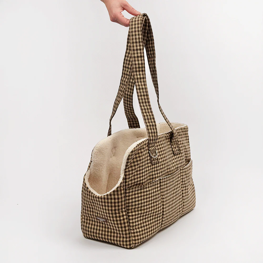 Dog Carrier - Cotswold Check - Image 3