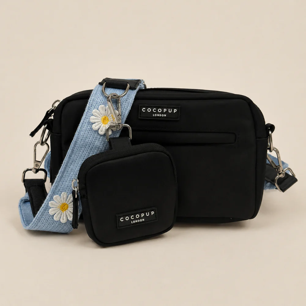 Dog Walking Bag Bundle - Blue Daisy Dream