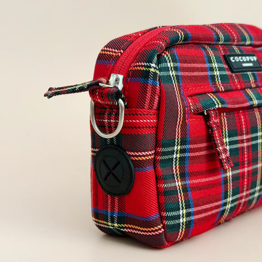 Dog Walking Bag - Tartan - Image 2
