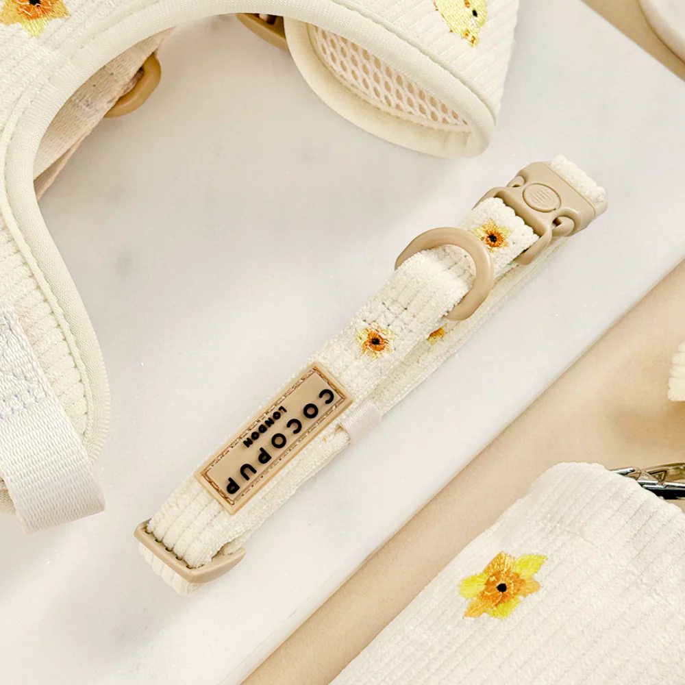 Embroidered Woodland Walkies COLLAR