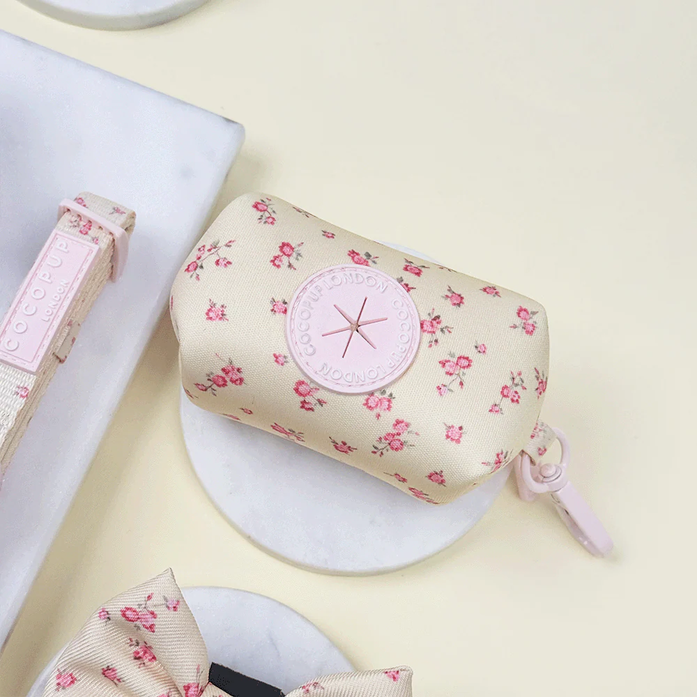 English Rose Poop Bag Holder