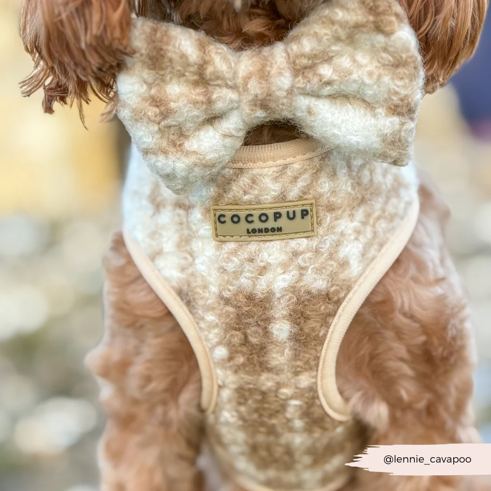Highland Fleece Bow Tie - Oatmeal - Image 7
