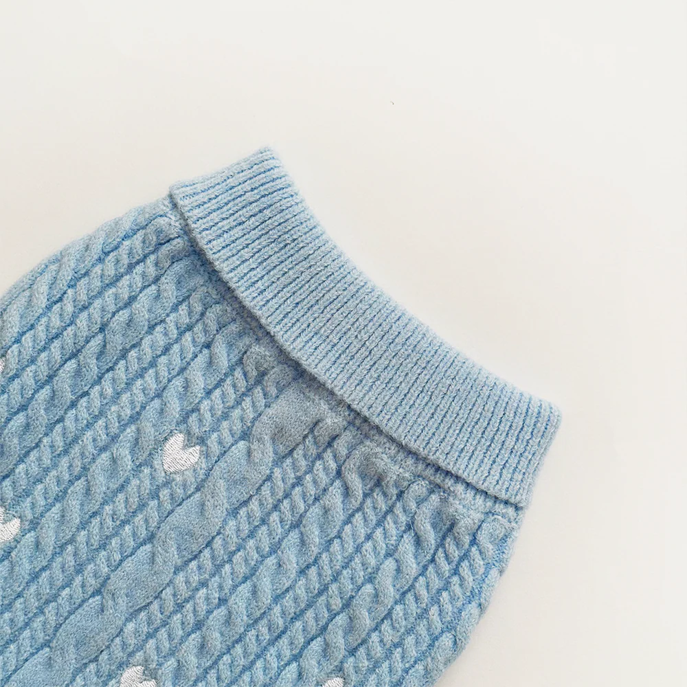 Jumper - Cable Knit Blue Heartstrings - Image 4
