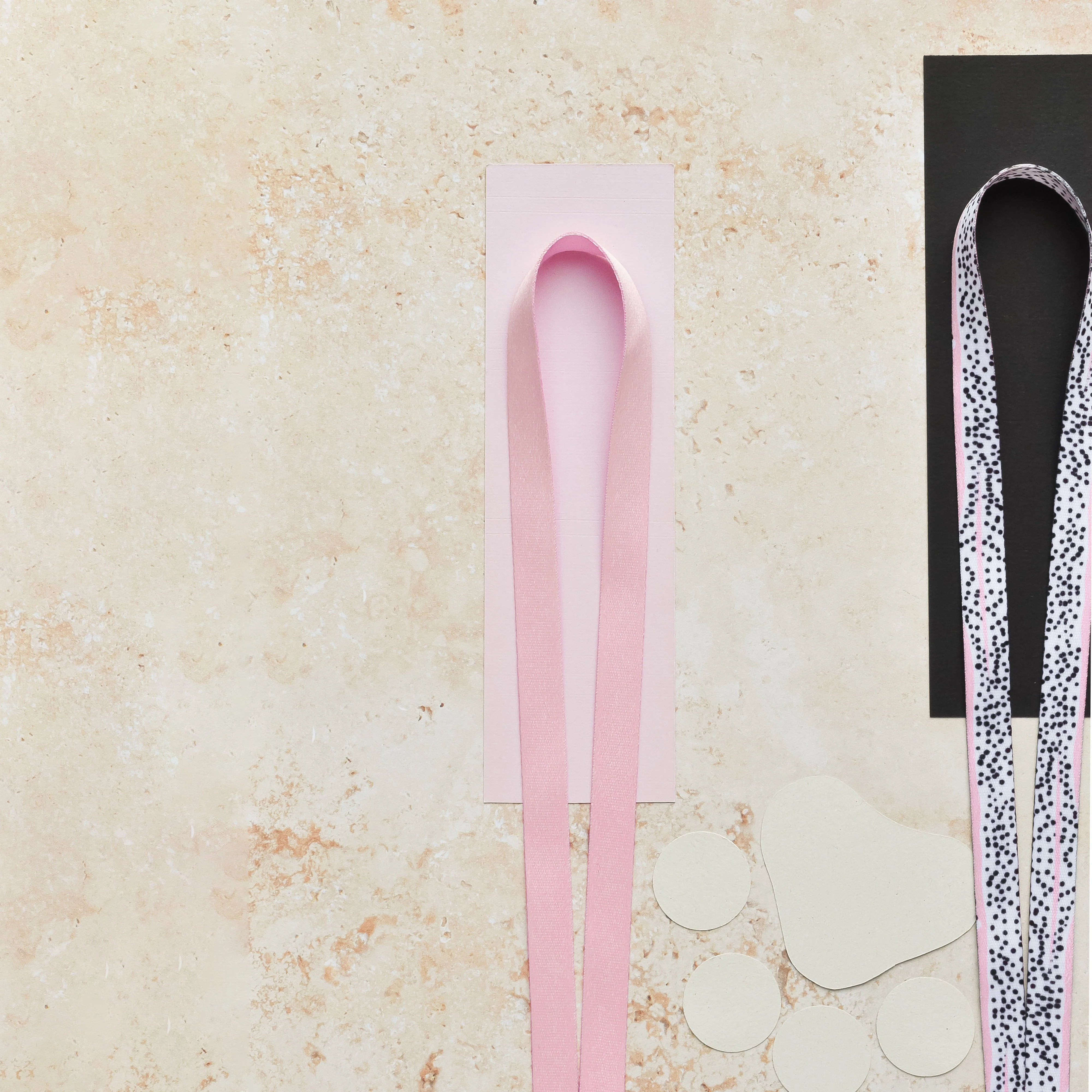 Lanyard - Plain Baby Pink - Image 3