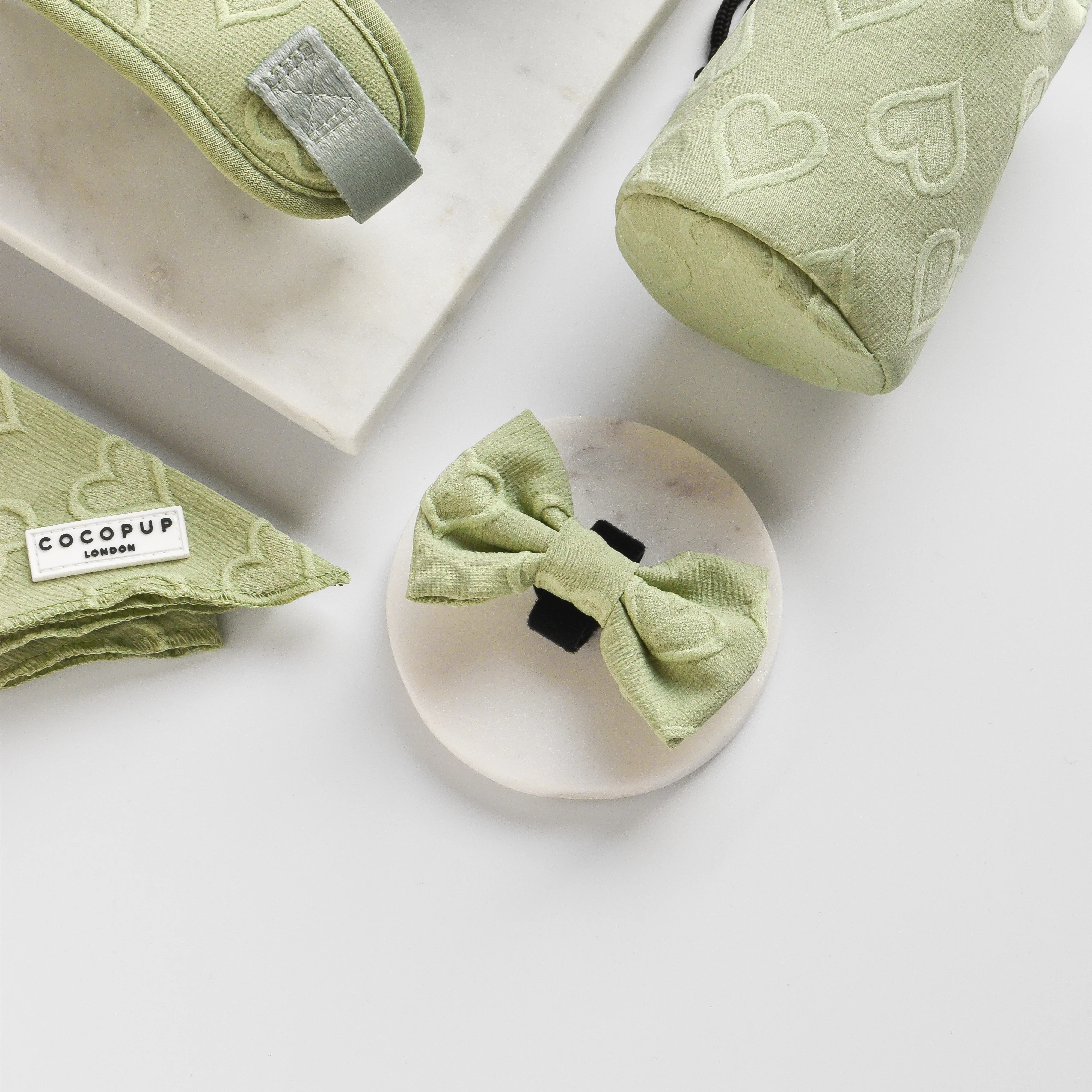 Luxe Bow Tie - Sage Heart - Image 2