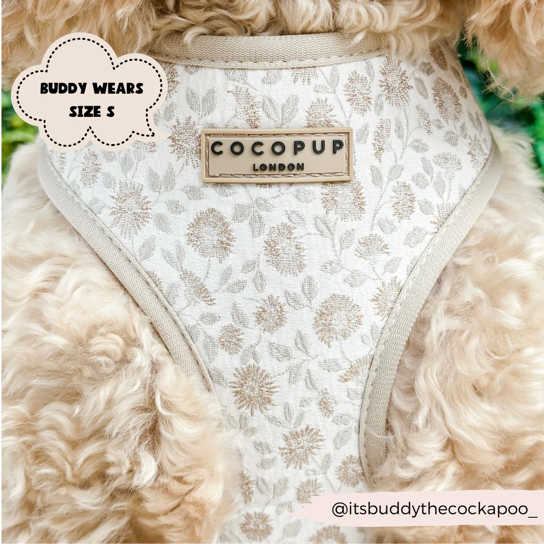 Luxe Adjustable Neck HARNESS - Garden Meadow - Image 15