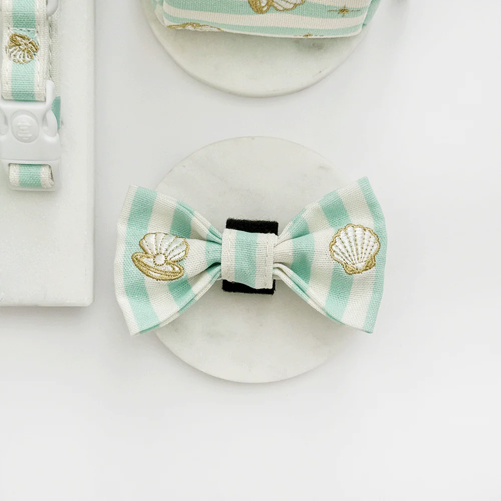 Mermaid Pearl Pup Bow Tie - Image 2