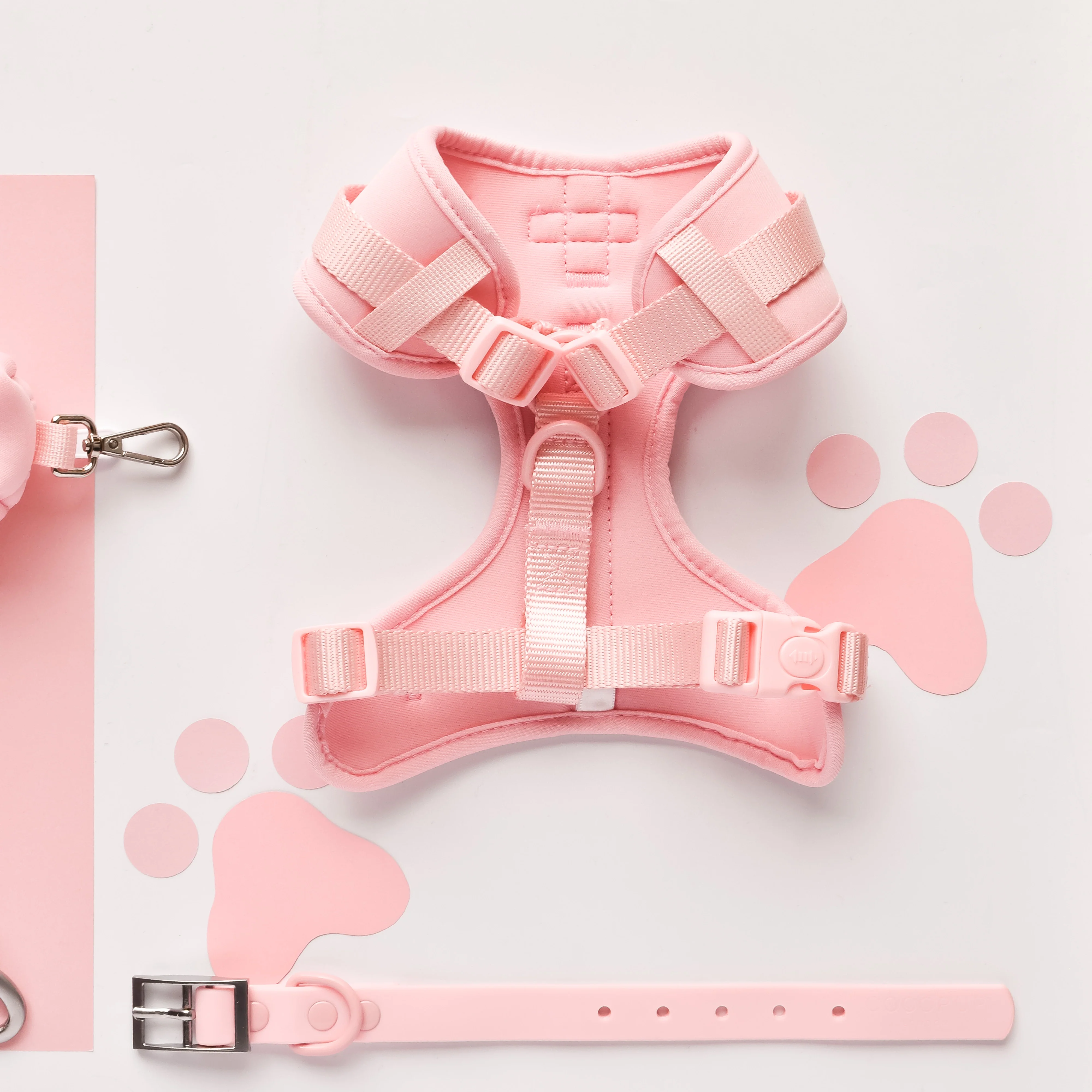 NAKD Adjustable Neck Harness - Candyfloss - Image 3
