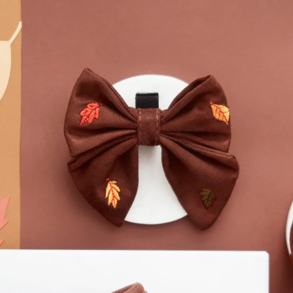 Pawtumn Leaves Sailor Bow Tie - Image 2