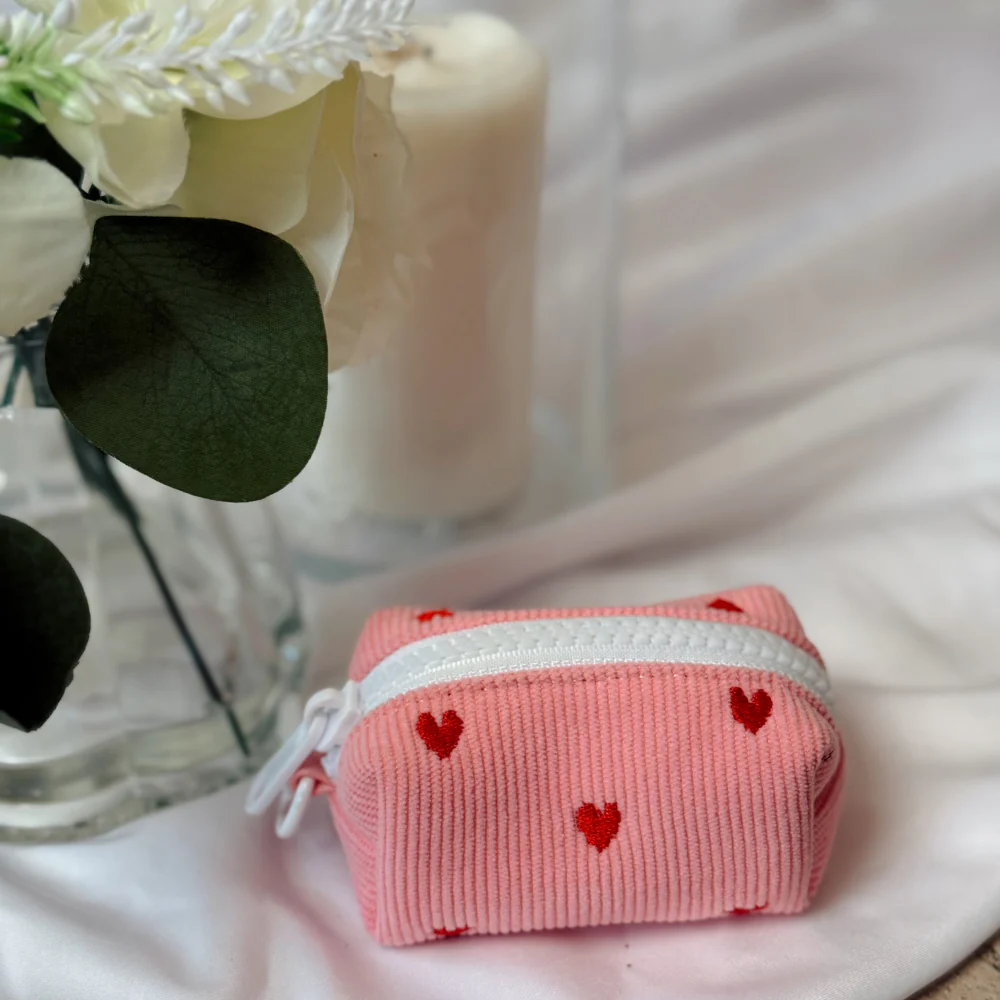 Pink Heartstrings Cord Poop Bag Holder - Image 4