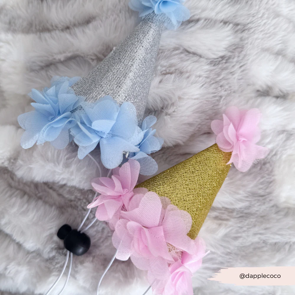 Dog Party Hat - Blue - Image 3