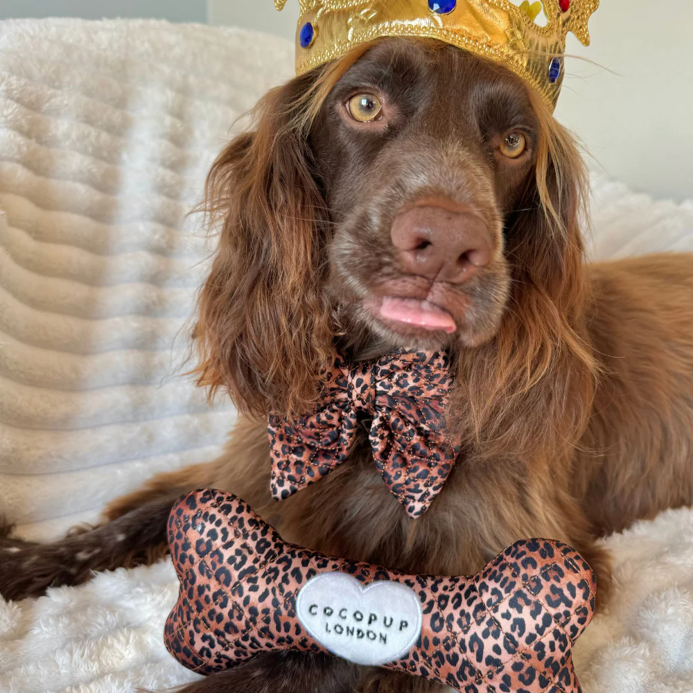 Quilted Leopard Bone Toy - Image 6