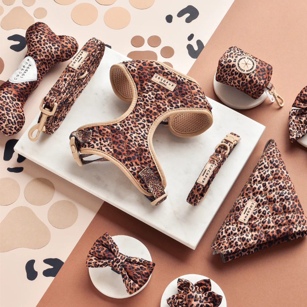 Quilted Leopard Pup Lead - Image 3