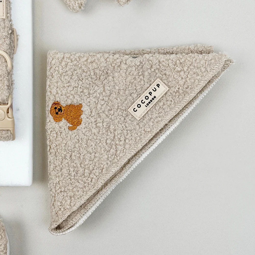 Ralph & Friends Mocha Teddy Bandana - Image 2