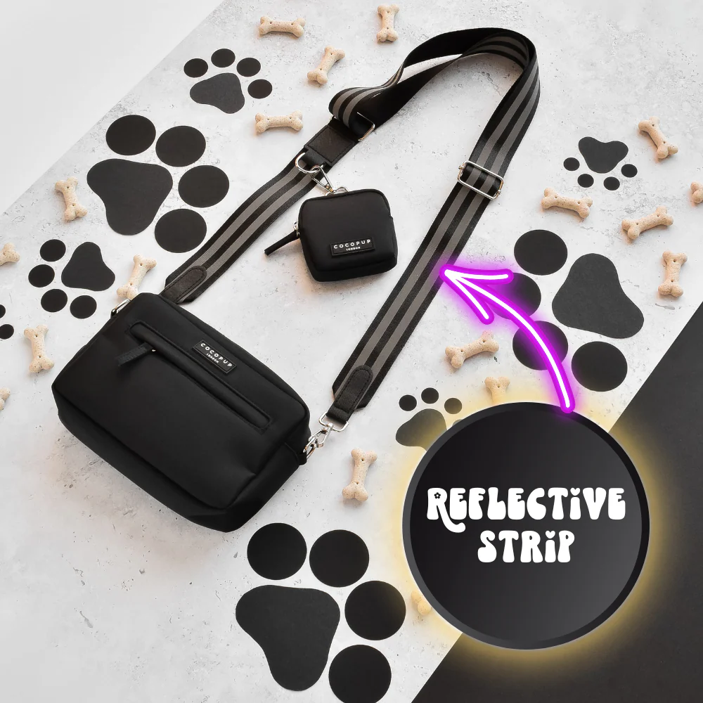 Reflective Bag Strap - Black - Image 2