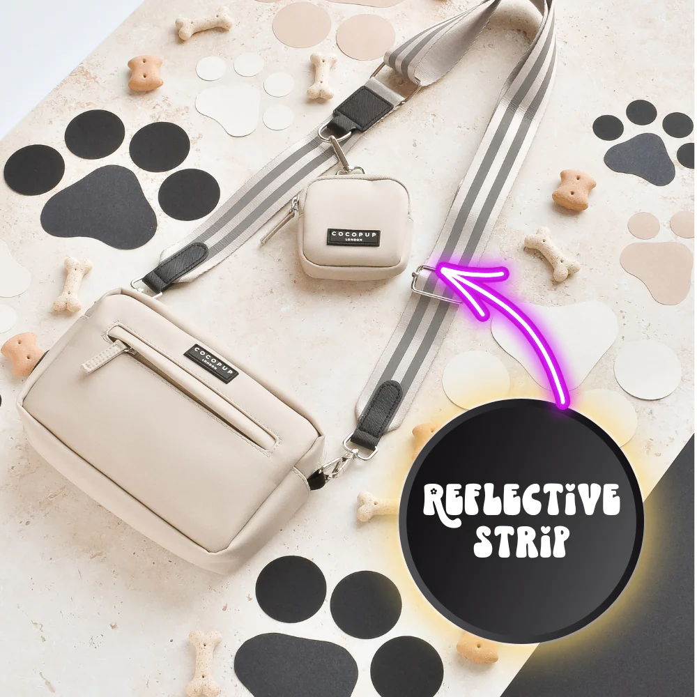 Reflective Bag Strap - Nude - Image 2