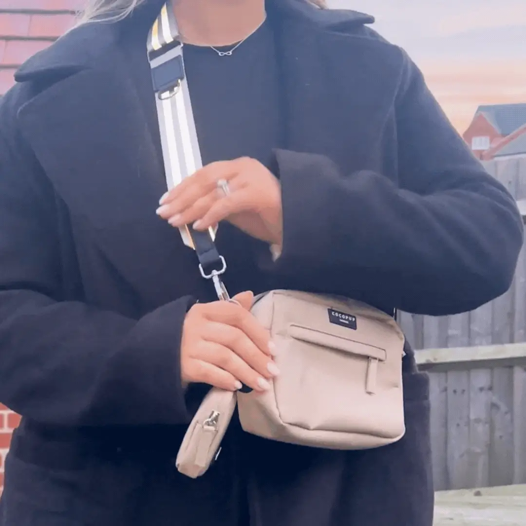 Reflective Bag Strap - Nude - Image 3