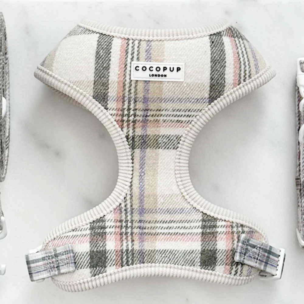 Oxford Plaid Adjustable Neck HARNESS