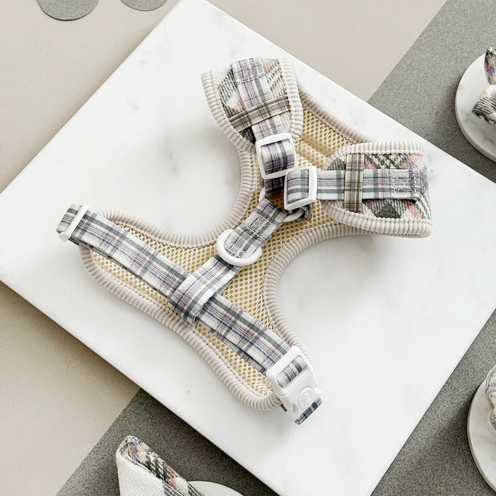 Oxford Plaid Adjustable Neck HARNESS - Image 3