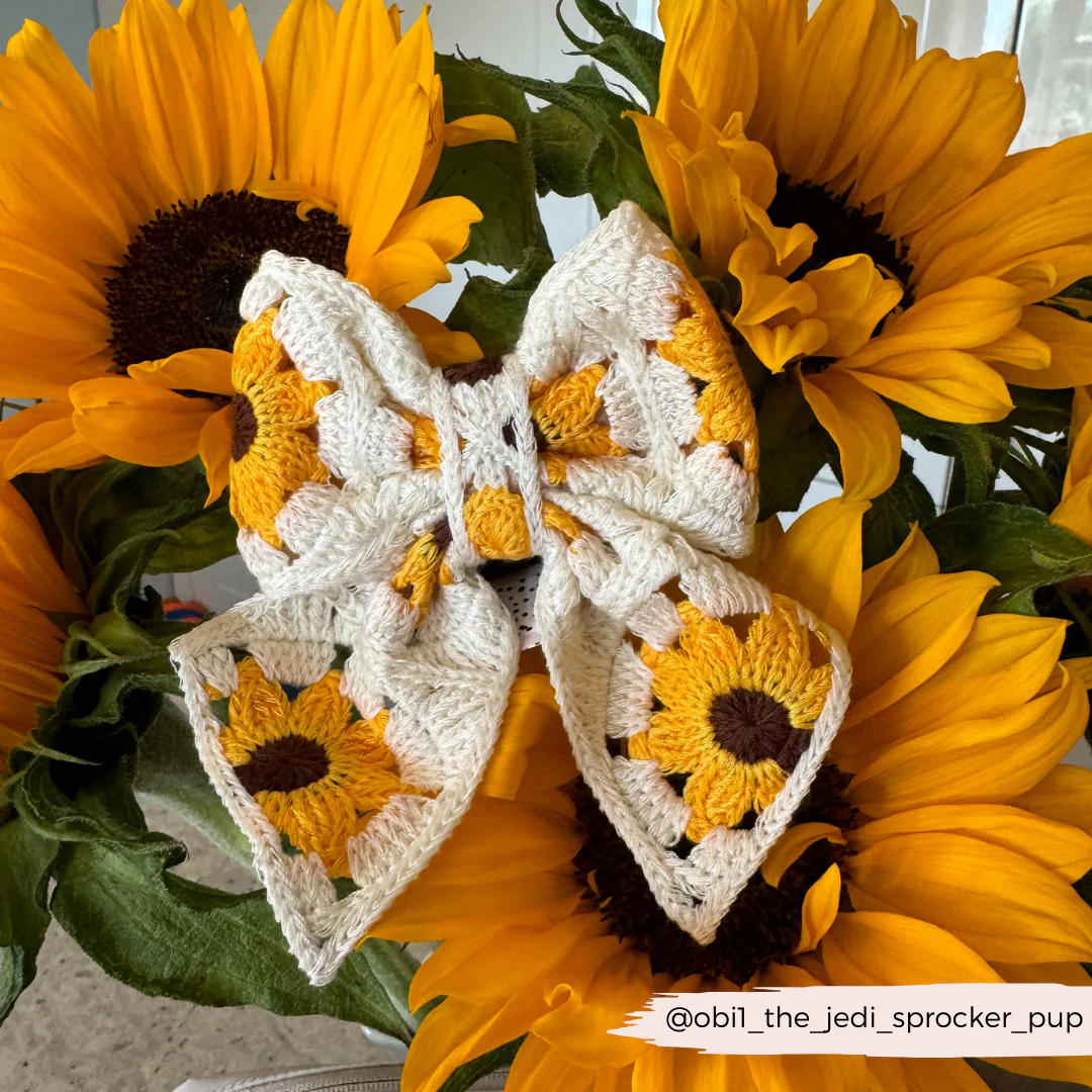 Sunflower Patch Sailor Bow Tie - Image 3