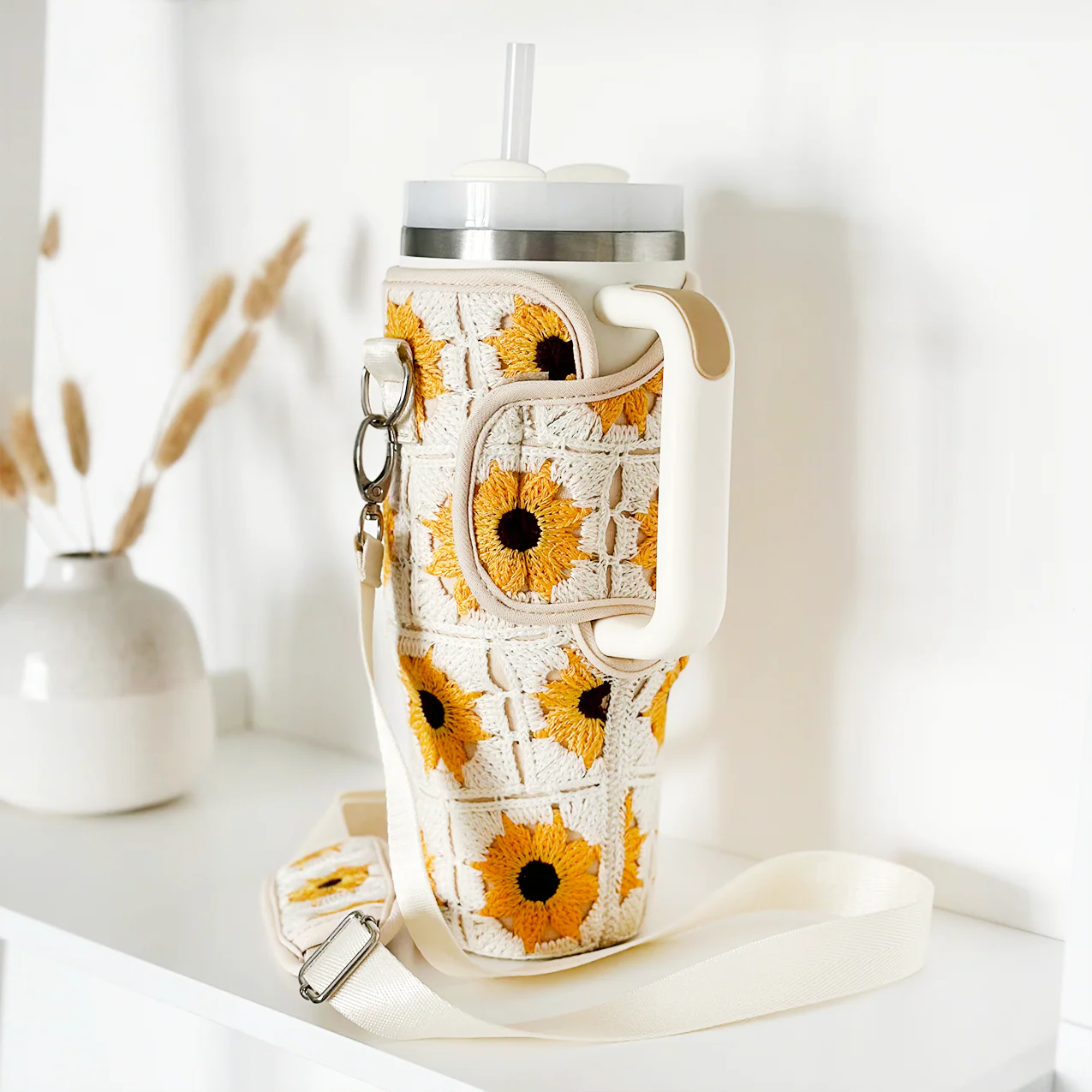 Sunflower Patch Tumbler Carry Case by Coconut Lane - Image 4