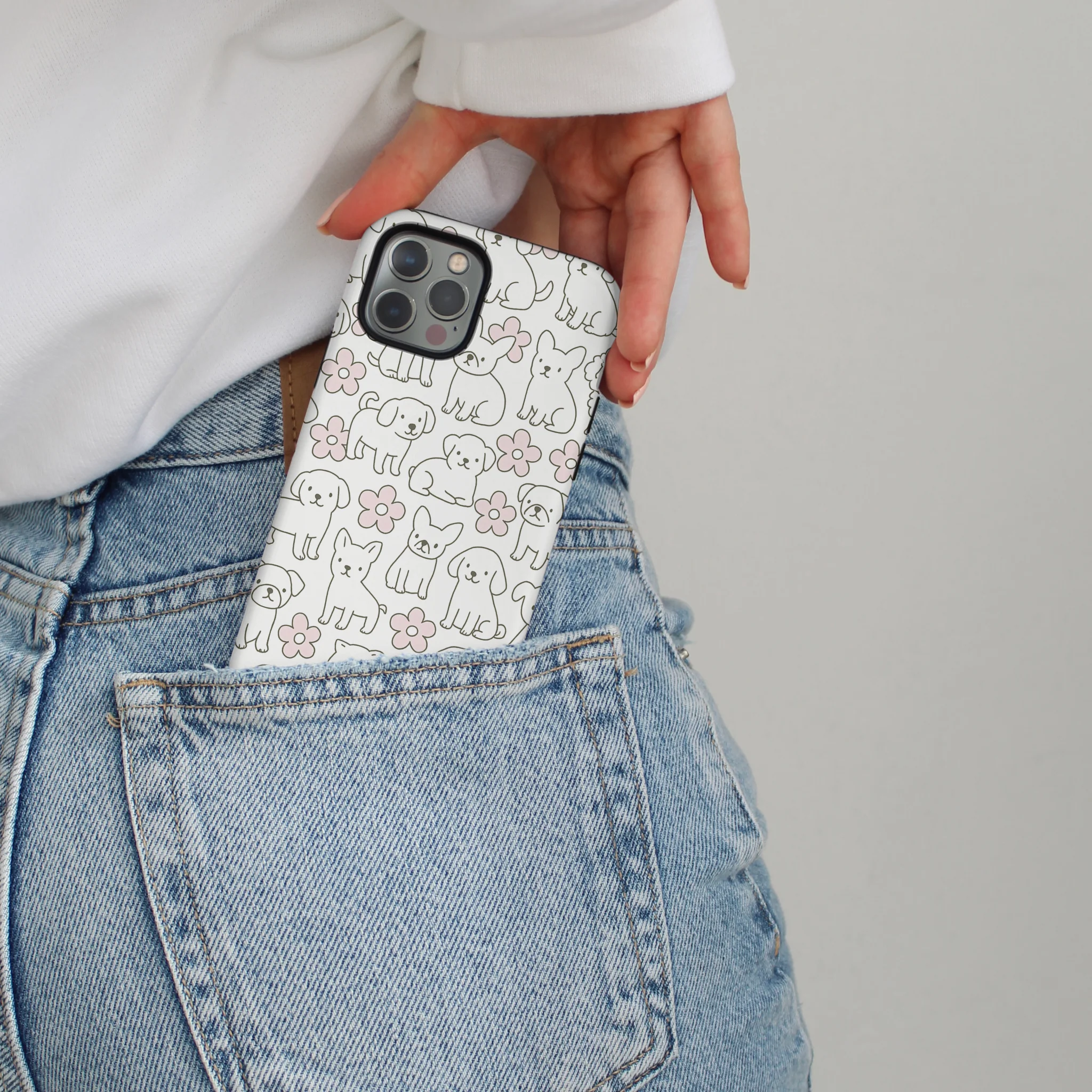 Tough Phone Case - Pawfect Blooms - Image 2