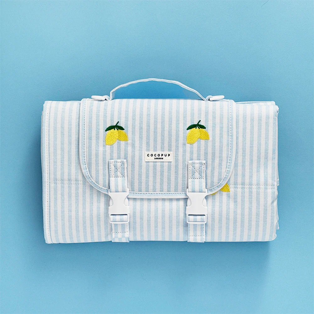 Travel Mat & Blanket Set - Living La Vida Lemon - Image 3