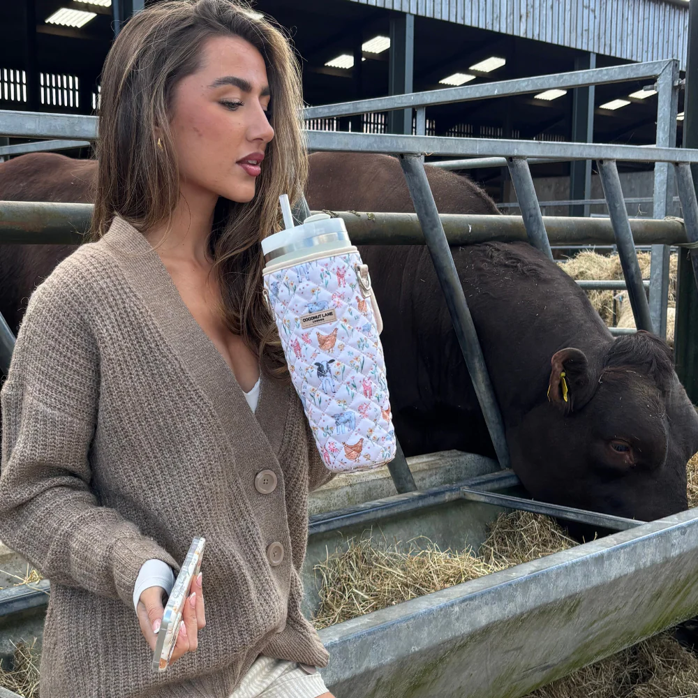 Tumbler Carry Case - Quilted Farmyard Friends - Image 6